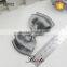 Cheap handmade grey small fabric shoe bow for kids shoes