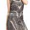 Domin Fashion Sleeveless Beading and Sequin Lady Dress