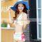 Three Pieces Bikini Suits Fashionable Costom Shiny Unique Design Sexy Fitness Swimsuit for Girls