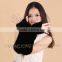 CX-A-61A Real Knitting Hand Fingerless Winter Mink Fur Arm Warm Girls Hand Gloves