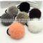 CX-E-12 Genuine Rabbit Fur Ball Elastic Hair Band