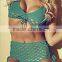 Handmde woven beautiful ladies bra underwear sexy fancy brassiere panty set