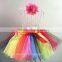 rainbow tutu skirts kids rainbow tutu