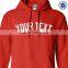 100% Cotton Mens Plain Pullover Hoodie With Your Logo