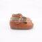 Wholesale italian leather baby kids shoes rubber sole