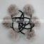 Myfur Luxury Baby Pink Real Mink Fur Hair Band Accessory For Kids Girls
