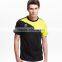 Green White Colorblock Design Men Sports Style Tee Shirt