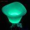 led illuminated wine ice bucket with stand