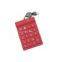 18 key silicone keypad