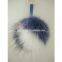 Popular fake fur pom pom fur ball keychain