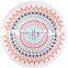 Ombre Mandala Roundie Hippie Mandala Round Tapestry Beach Towel Throw