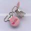 Custom printed label metal suspender clips