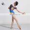 117141041 High Quality Dance Leotard Printing Half Sleeve Ballet Leotards