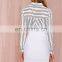 Fashion formal blouse for lady long sleeve stripe woman shirt 2015 latest design formal skirt and blouse