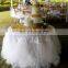 Fancy New Design Pink Dreamlike Tulle Tutu Table Skirt