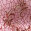 China manufacture Africa gold giltter tulle net embroidered lace fabric for wedding