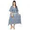 Summer Seasonable Casual Wear Women's Plus Size Maxi Dress Long Kaftan Beach Wear Sexy Stylish Dress Full Length Kaftan
