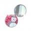mini size round shape custom logo metal personalized makeup mirror