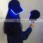 HOT sales colorful promotion gift LED fiber light hat LED flashing cap for adult