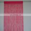 flat string curtain with plastic beads for room entrance decoration