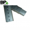 Galvanized steel tubing with perforated holes on all four sides