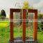 Rusty  metal corten steel gate design garden water fountains