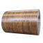 high quality wood color coated prepainted galvanized steel coil
