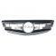 Black Chrome Stripe Grill Grille 07-14 for Mercedes-Benz C-Class W204 S204