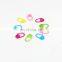 Plastic locking stitch markers crochet latch clip hook knitting needle