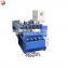 Household cleaning tool stainless steel spiral scourer making machine 6 wires 4 balls
