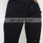 DiZNEW Europe fashion high waist straight cut out black skinny jeans ladies