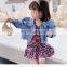 Girls' Denim Two Piece Suit New Korean Style Suit in Autumn 2020