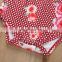 Summer Newborn Baby Girl Rose Flower Rompers Infant Toddlers Long leg socks Jumpsuit Sunsuit Clothes