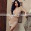 LAITE D2191 Hot sales fashion v-neck bodycon lace sexy dresses women pleated high waist casual dresses
