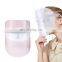 Custom 3 color led light therapy face mask korea pdt skincare device at home