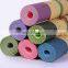 Durable Top surface For Use With Shoes Foam Bottom Surface Pilates Product Large Black High Density PVC Anti slip Yoga Mat