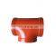 FM fire fighting ductile cast iron di grooved pipe fitting concentric reducer