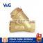 Factory Provide Directly Good Selling Brass Foot Valve With Strainer