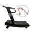 Curved treadmill & air runner gym exercise equipment with best selling eco-friendly running machine without electric