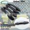 4 PCS Exterior Gloss Black Carbon Fiber Door Handle Cover Catch Trim Car Cap Accessories for VW Volkswagen Golf 8 MK8 2020 2021