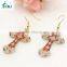 Cross earrings for men