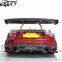 V style Widebody kit for Toyota GT86 BRZ car bumper rear bumper trunk spoiler and wide flare  for Toyota 86 BRZ facelift