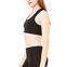 Ladies' santoni seamless knit quick dry & wicking cross back mid support sports bra.