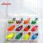 12Pcs/ Set Mixed Colorful Paint Spoons Lure With Hook Isca Artificial Bait Fish Lure Set Pesca Fishing Lure Kit