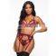 Lace Sexy Lingerie Female 2020 New Hot Sexy Underwear See-through Solid Bra Set Women Sexy Lingerie Three-piece Suit Nightwear