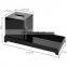 Acrylic Bathroom Organizer Toilet Tank Tray Tissue Box Holder