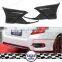 2PC JDM Car Body Parts Add-On PU Rear Side Bumper Lip Splitter Aprons