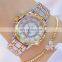 BS Brand Crystal Stainless Steel Women Diamonds wristwatches Lady Watch