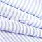 pima cotton stripe yarn dyed slub fabric light weight BCI organic cotton dress shirt skirt fabric