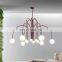 Modern Simple LED Hanging Light Bedroom Exhibition Hall Restaurant Bar Pendant Light Creative Magic Beans Chandelier